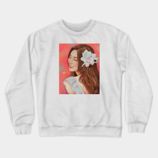 Power Up - Irene Crewneck Sweatshirt by gerimisore